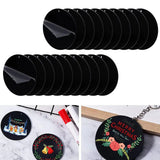 20Pcs Acrylic Ornament Blanks DIY Keychain Discs Pendants
