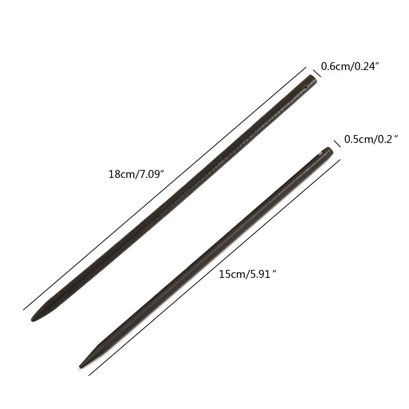 20Pcs Vintage Wooden Pencil Hair Chopsticks Long Hair Clips Ladies Girls