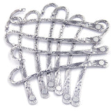 20Pcs Sun Flower Pattern Metal Antique Silver Bookmarks