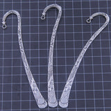 20Pcs Sun Flower Pattern Metal Antique Silver Bookmarks