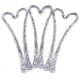 20Pcs Sun Flower Pattern Metal Antique Silver Bookmarks