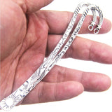 20Pcs Sun Flower Pattern Metal Antique Silver Bookmarks