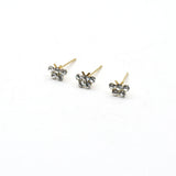 925 Silver Nose Studs Crystal Butterfly Nose Piercing Jewelry