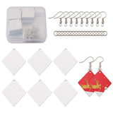 DIY Dangle Earring Kit with Spray Painted Wood Pendants