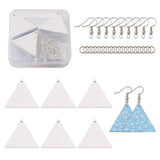 DIY Dangle Earring Kit with Spray Painted Wood Pendants