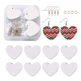 DIY Dangle Earring Kit with Spray Painted Wood Pendants