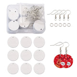DIY Dangle Earring Kit with Spray Painted Wood Pendants