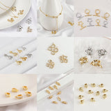 20Pcs Brass Crimp End Caps 18K Plated Cord Tube Barrel Ends Cap