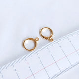 20Pcs Brass Plated Lever Back Earring Hooks for DIY Jewelry Making