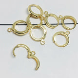 20Pcs Brass Plated Lever Back Earring Hooks for DIY Jewelry Making