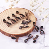 20Pcs Brass Ice Pick Pinch Bails Pendant Clasps for Jewelry Making
