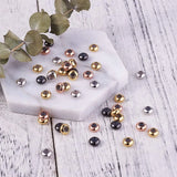 20Pcs Brass 8MM Rubber Stopper Spacer Beads For European Slider Bracelet