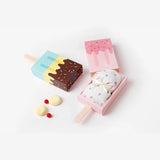 20Pcs Ice Cream Shape Jewelry Gift Boxes Candy Packaging Case