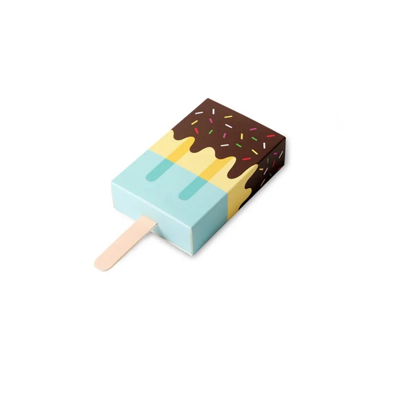 20Pcs Ice Cream Shape Jewelry Gift Boxes Candy Packaging Case
