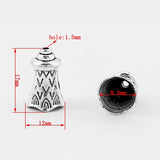 20Pcs Flower Tassel End Caps Findings DIY Spacer Bead Necklace Bracelet