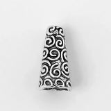 20Pcs Flower Tassel End Caps Findings DIY Spacer Bead Necklace Bracelet