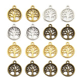 20Pcs Tree of Life Vintage Alloy Charms for Jewelry Making DIY Bracelets