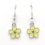 20Pcs Cherry Blossoms Enamel Charms for Jewelry Making
