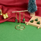 20Pcs Christmas Tree Lampwork Beads Glass Dangle Beads DIY Jewelry Making