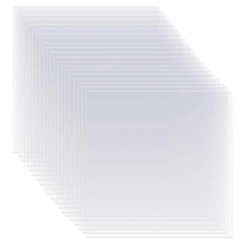 20Pcs Clear Mylar Stencil Sheets 12 inch Blank Stencil Material Sheets
