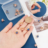 20Pcs 3D Moon Planet Stars Enamel Pendants DIY Earrings Necklace Charms