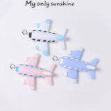 20Pcs Airplane Cloud Resin Charms for DIY Jewelry Earrings Bracelet Keychain Dec