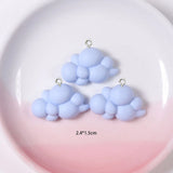 20Pcs Airplane Cloud Resin Charms for DIY Jewelry Earrings Bracelet Keychain Dec