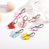 20Pcs Butterfly Phone Charm DIY Earring Findings