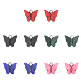 20Pcs Butterfly Phone Charm DIY Earring Findings