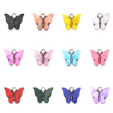 20Pcs Butterfly Phone Charm DIY Earring Findings