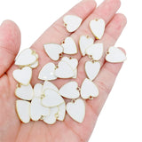 20Pcs Enamel Heart Necklace Pendant Couple Jewelry Making Supplies