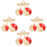 20 Enamel Fruits Charms Pendant Jewelry Making Earring Necklace