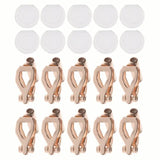20Pcs Earring Converter Comfort Pads Turn Pierced Clip-On Jewelry Findings