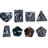 20Pcs Acrylic Resin Blooming Geometric Patch Earring Charms