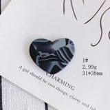 20Pcs Acrylic Resin Blooming Geometric Patch Earring Charms