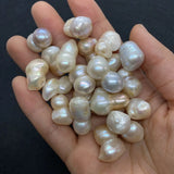 20Pcs Freshwater Pearl Beads 10-25mm Charm Jewelry DIY Necklace Earrings