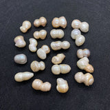 20Pcs Freshwater Pearl Beads 10-25mm Charm Jewelry DIY Necklace Earrings