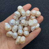 20Pcs Freshwater Pearl Beads 10-25mm Charm Jewelry DIY Necklace Earrings