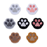 20Pcs Dog Paw Print Patches Embroidery Cloth Adhesive Patch DIY Costume Supply
