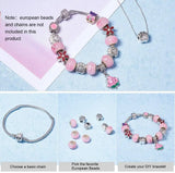 20Pcs Dog Paw Prints Alloy Beads Pet Fit European Charms Necklace Bracelet