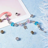 20Pcs Dog Paw Prints Alloy Beads Pet Fit European Charms Necklace Bracelet