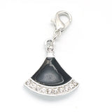 20Pcs Double Skirt Charms Alloy Enamel Pendants for Jewelry Making
