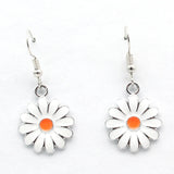 20Pcs Enamel Daisy Charms for Jewelry Making Earrings Necklace Key Chains