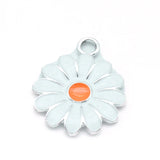 20Pcs Enamel Daisy Charms for Jewelry Making Earrings Necklace Key Chains