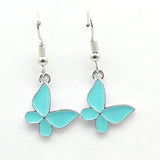 20Pcs Butterflies Charms Enamel Pendants for Jewelry Making Earrings Necklace