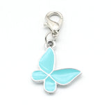 20Pcs Butterflies Charms Enamel Pendants for Jewelry Making Earrings Necklace