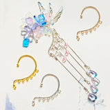 20Pcs Ear Cuff Wrap Long Chain Tassel Drop Earrings DIY Dangle Ear Crawler