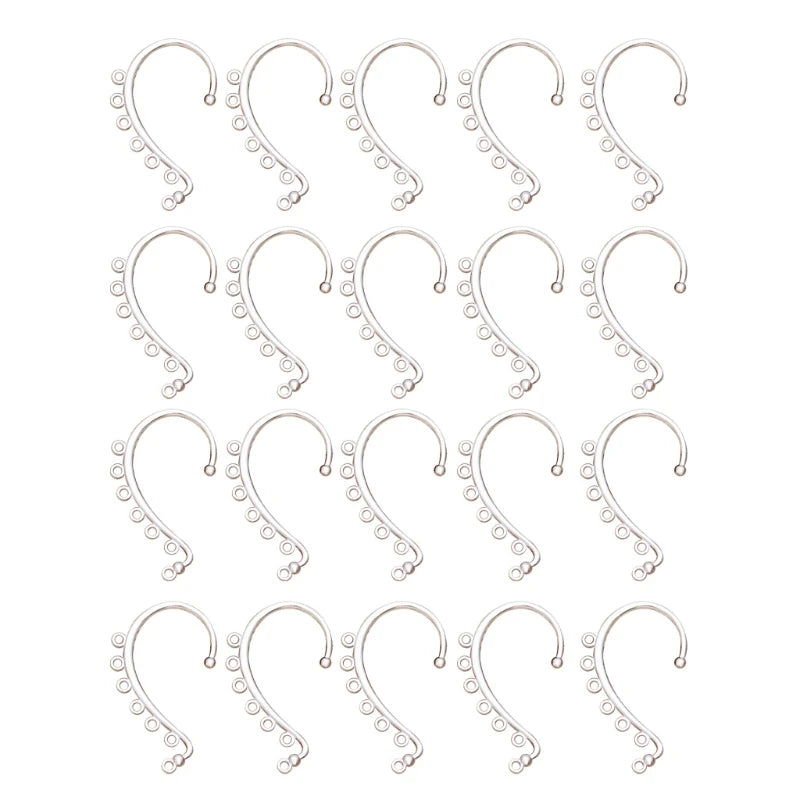 20Pcs Ear Cuff Wrap Long Chain Tassel Drop Earrings DIY Dangle Ear Crawler