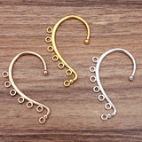 20Pcs Ear Cuff Wrap Long Chain Tassel Drop Earrings DIY Dangle Ear Crawler
