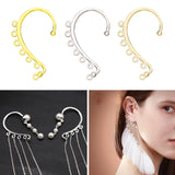 20Pcs Ear Cuff Wrap Long Chain Tassel Drop Earrings DIY Dangle Ear Crawler
